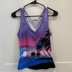 Women’s Purple Golf Tank Top - sz medium